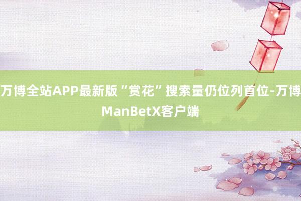 万博全站APP最新版“赏花”搜索量仍位列首位-万博ManBetX客户端